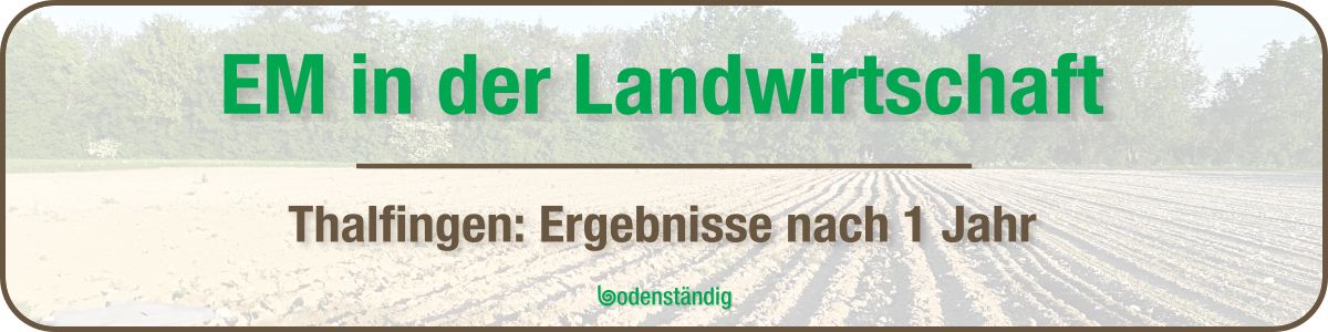 EM in der Landwirtschaft